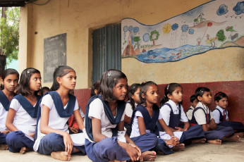 Mädchenschule im ländlichen Rajasthan - Foto von CRSHELARE