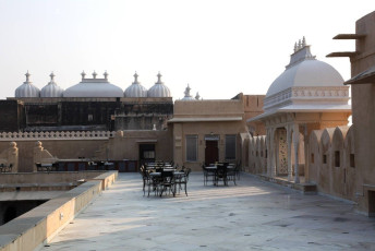 Terrasse Sardargarh Palast Hotel Rajasthan