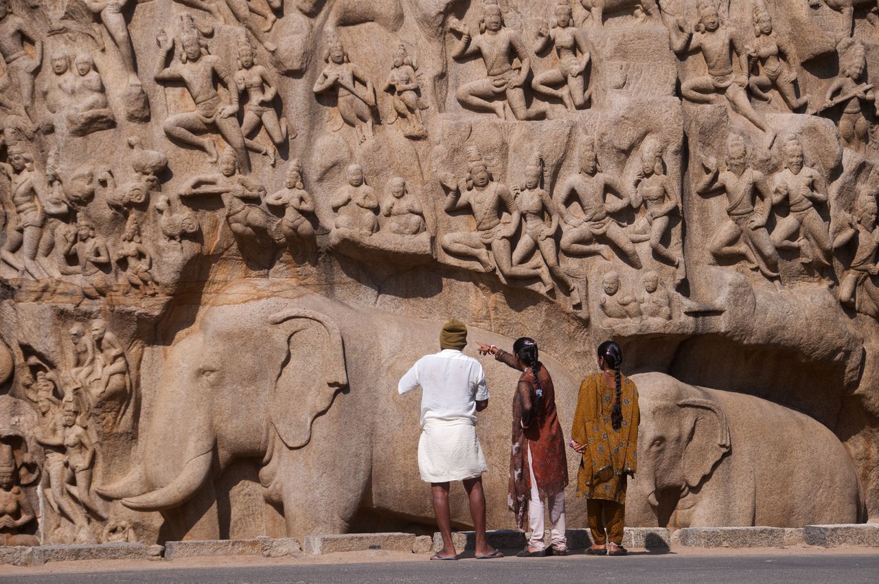 Arjunas Buße Mahabalipuram