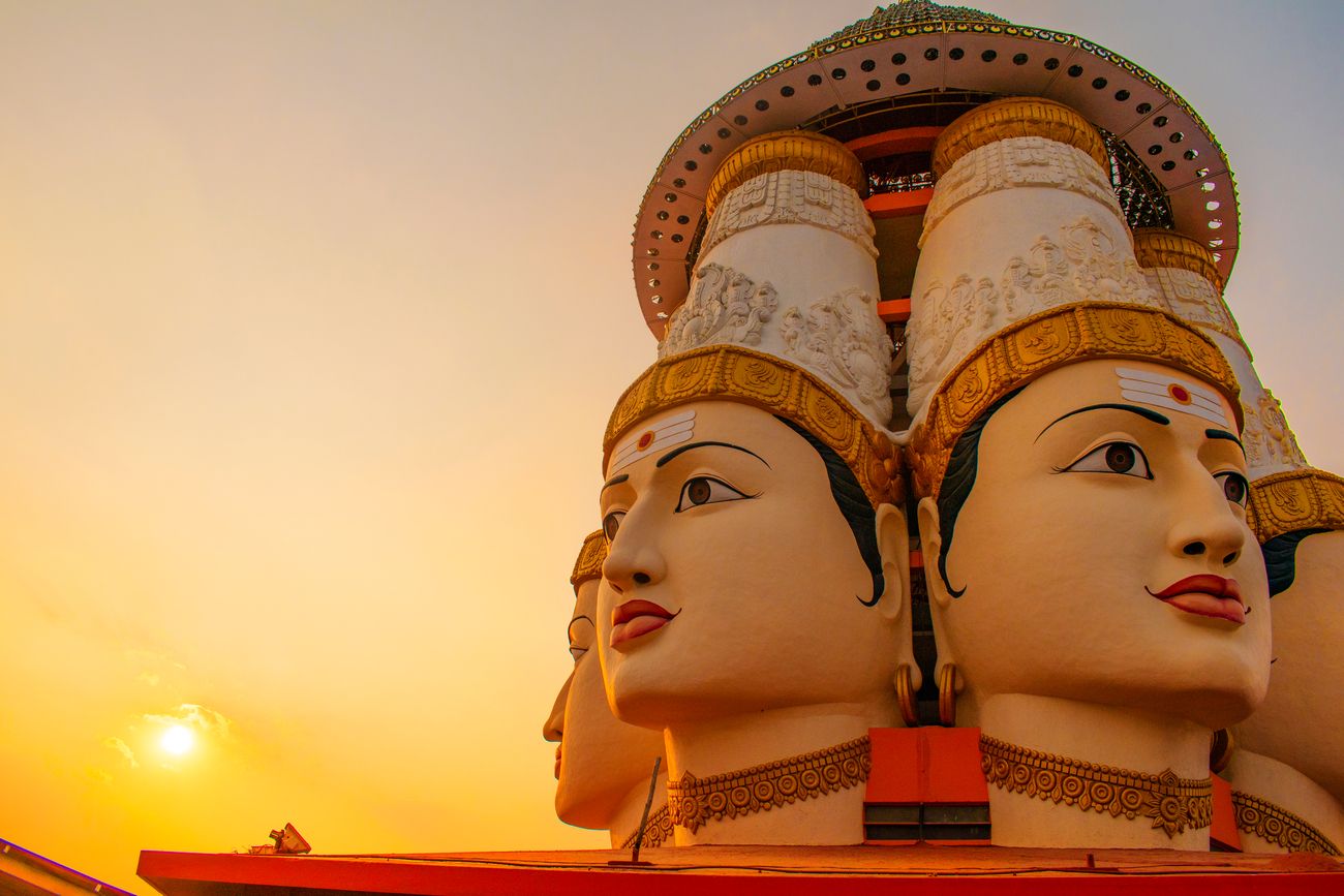 Sringagiri Sri Shanmukh Tempel auf dem Scenic Hill in Bangalore