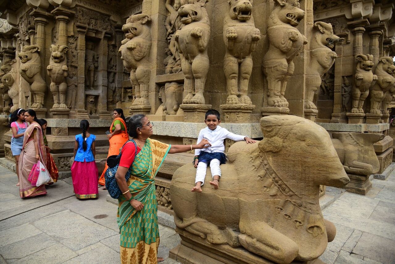 Tempelanlage von Kanchipuram Tamil Nadu