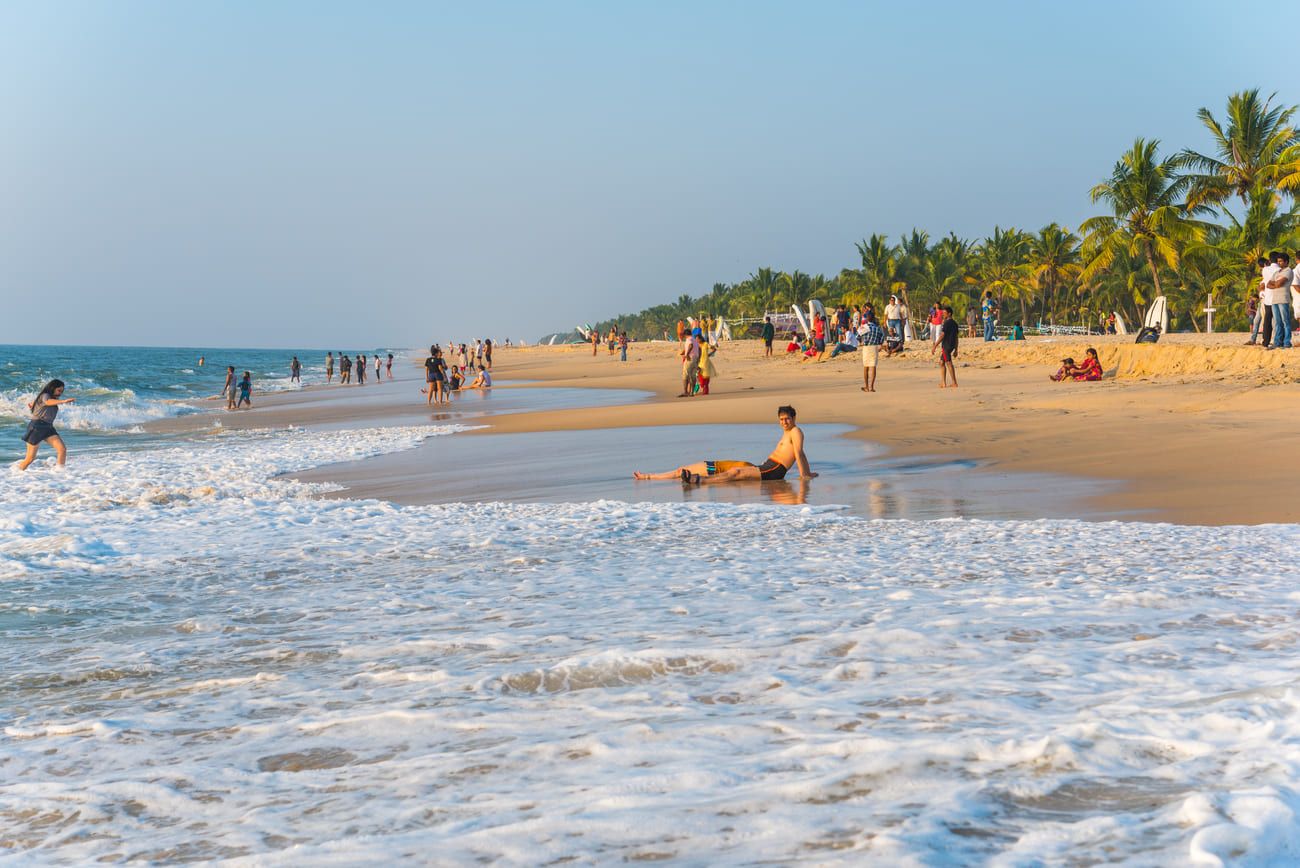 Marari Beach am besten erhaltener Strand in Alleppey