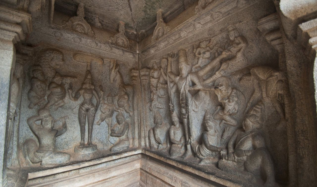 Krishna Mandapam Mahabalipuram