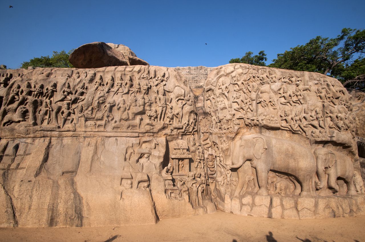 Penance rock Mamallapuram