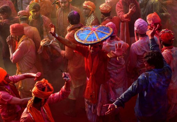 Holi Festival Indien Tour – März 2024 – Berühmtes Holi Farbfest in Vrindavan & Pushkar